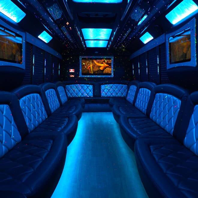 interior party bus